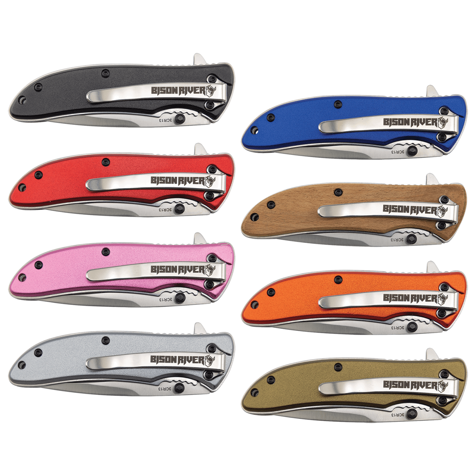 Bison River 4 1/4" Everyday Carry Knife. Add $2-$10 for customization. thumbnail 3