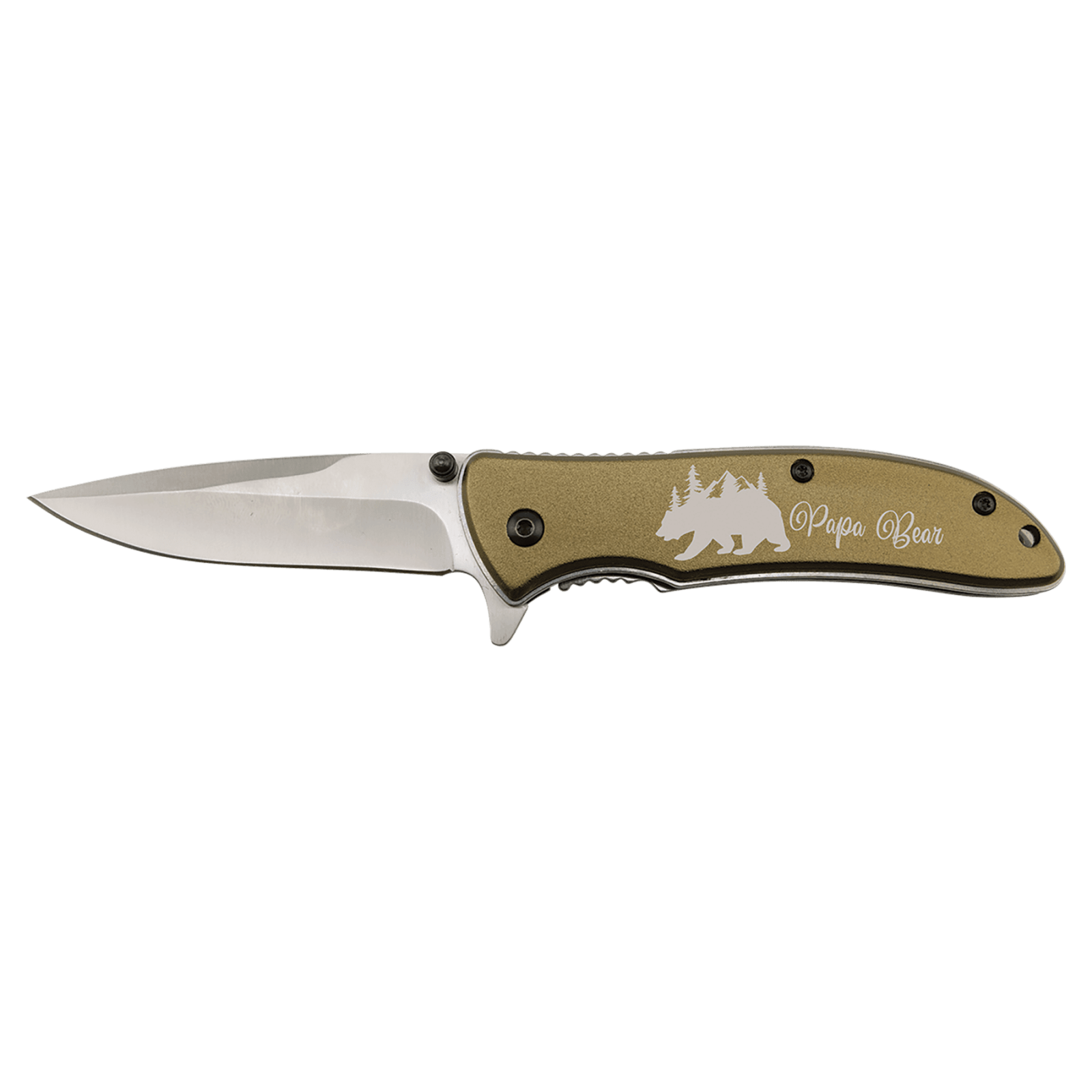Bison River 4 1/4" Wood Everyday Carry Knife. Add from $2 to $10 for customization.Use custom orders link to specify what you would like on the knife. thumbnail 2
