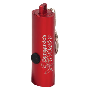 GFT072 - 2 3/4"  LED Laserable Flashlight with Keychain thumbnail 3